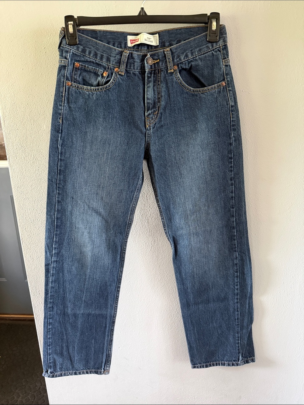 Levi's 550 Boy’s Classic Indigo Relaxed Straight Jeans